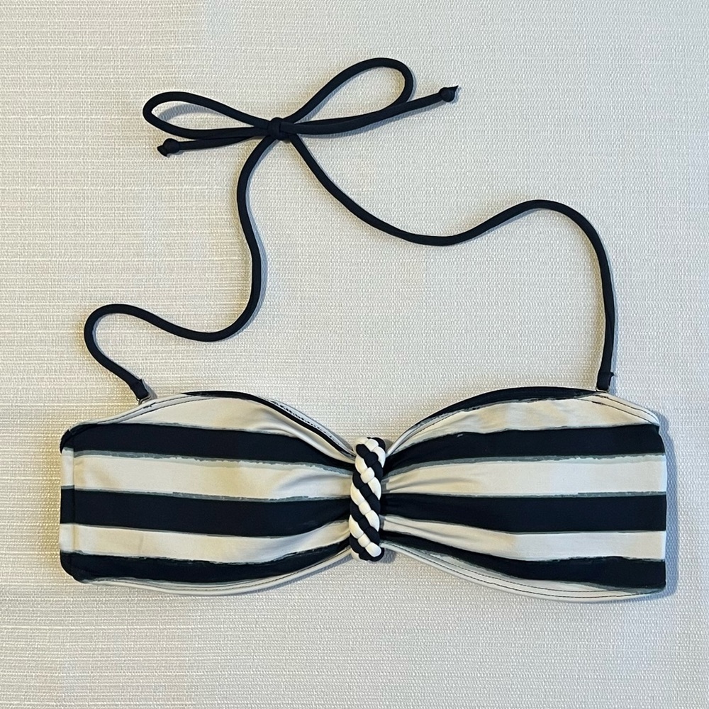 Striped A&F Bikini Top Size Medium